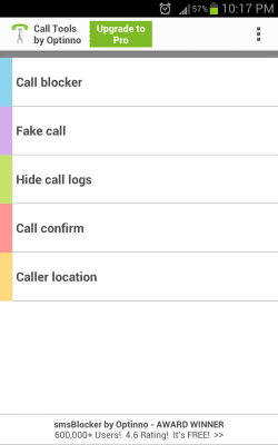 Screenshot of the application Call Blocker & more Tools - #1