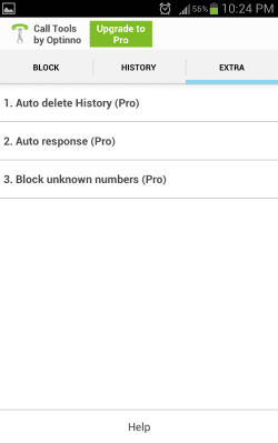 Screenshot of the application Call Blocker & more Tools - #3