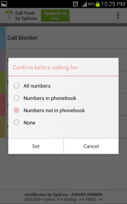 Screenshot of the application Call Blocker & more Tools - #5