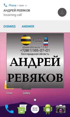 Screenshot of the application Info number free - #4