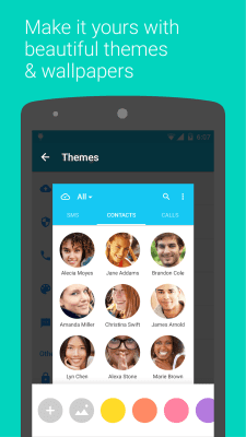 Screenshot of the application Contacts+ - #3