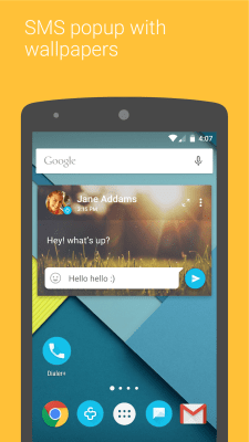 Screenshot of the application Contacts+ - #7