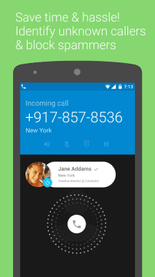 Screenshot of the application Caller ID + - #1