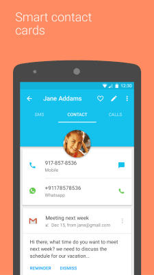 Screenshot of the application Caller ID + - #3
