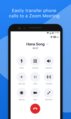 Screenshot of the application ZOOM Cloud Meetings - #7