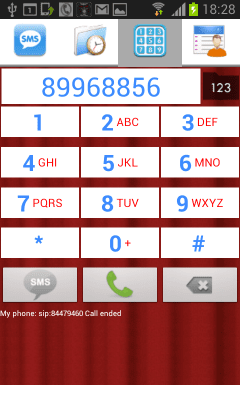 Screenshot of the application yePhone - free calls - #1