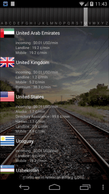 Screenshot of the application RoamAside - #4