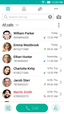 Screenshot of the application ZenUI Dialer & Contacts - #4