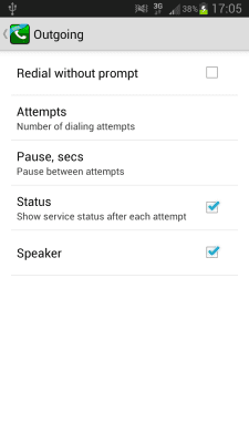 Screenshot of the application Auto Dialer Lite - #2
