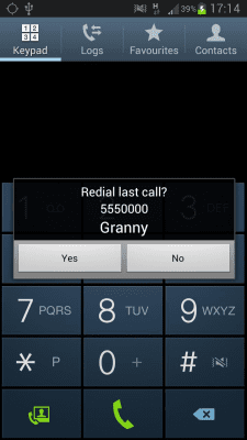 Screenshot of the application Auto Dialer Lite - #5