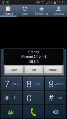 Screenshot of the application Auto Dialer Lite - #6