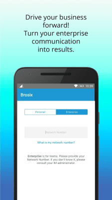 Screenshot of the application Brosix - #3