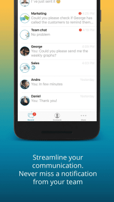 Screenshot of the application Brosix - #4