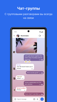 Screenshot of the application Signal Private Messenger - #5