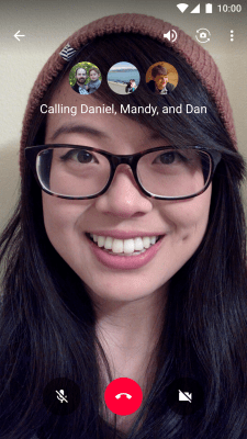 Screenshot of the application Hangouts - #4
