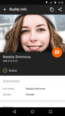 Screenshot of the application Mandarin IM - #5