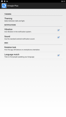 Screenshot of the application Omegle Plus FREE - #3