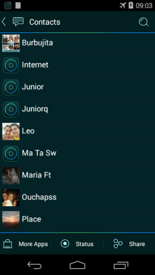 Screenshot of the application Hide WhatsApp Status - #4