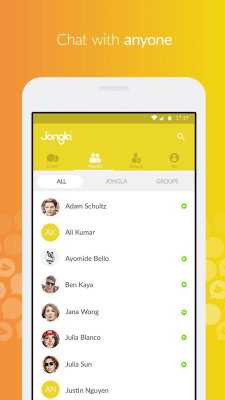 Screenshot of the application Jongla - Instant Messenger - #3