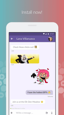 Screenshot of the application Jongla - Instant Messenger - #5
