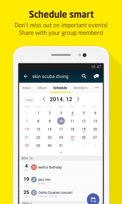 Screenshot of the application KakaoGroup - #6