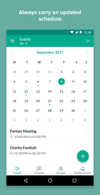 Screenshot of the application Zoho Connect - #5
