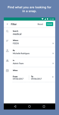 Screenshot of the application Zoho Connect - #8