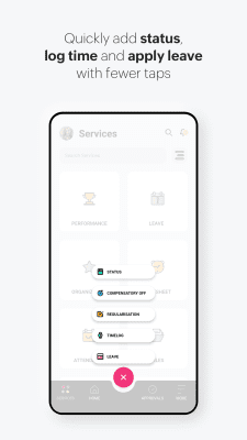 Screenshot of the application HR management app - Zoho People - #3