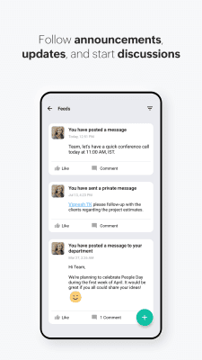 Screenshot of the application HR management app - Zoho People - #8