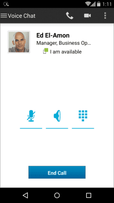 Screenshot of the application Connections Chat - #6
