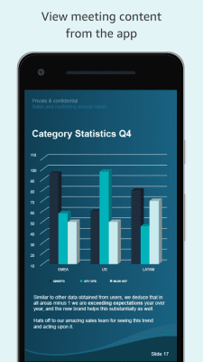 Screenshot of the application Amazon Chime - #5