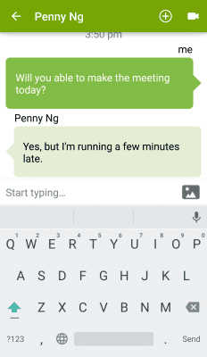 Screenshot of the application VSee Messenger - #3