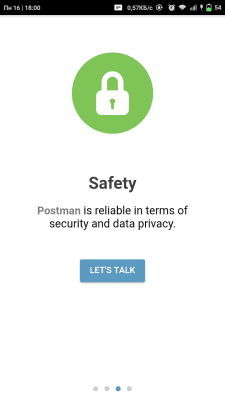 Screenshot of the application Pechkin Chat Dialogue Conversation - #7