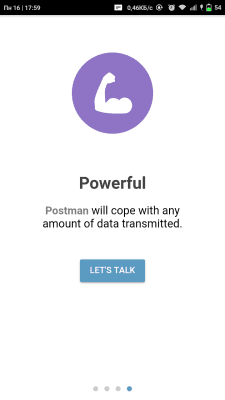 Screenshot of the application Pechkin Chat Dialogue Conversation - #8