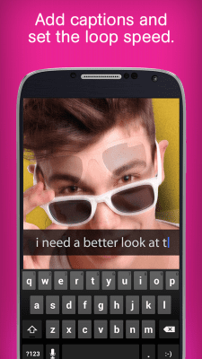 Screenshot of the application GIF Chat - #4