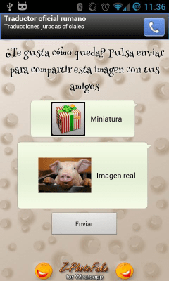 Screenshot of the application Z- Photo Fake for WhatsApp - #4