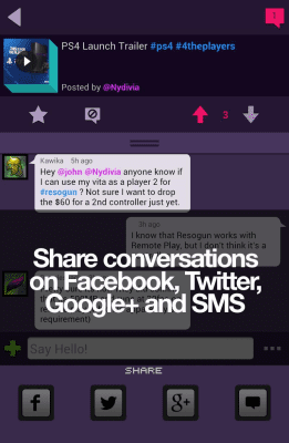 Screenshot of the application First for Gamers - #4