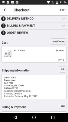 Screenshot of the application Kicksend - #7