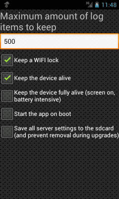 Screenshot of the application IRC Server - #4