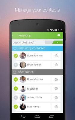 Screenshot of the application HoverChat Free (Ninja SMS) - #4