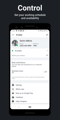 Screenshot of the application 8x8 Virtual Office - #6
