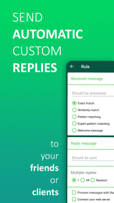 Screenshot of the application Autoresponder for WhatsApp - #1