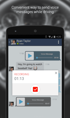 Screenshot of the application 4talk Messenger - #3