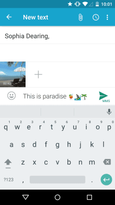 Screenshot of the application MySMS - #6