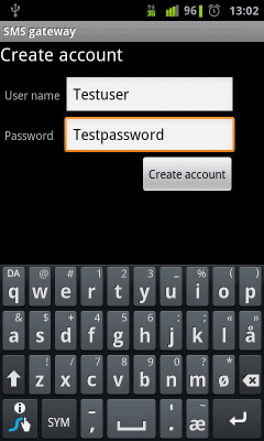 Screenshot of the application SMS 4 Geeks - #1