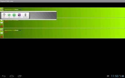 Screenshot of the application Elephant SMS Listen - #7