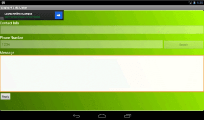 Screenshot of the application Elephant SMS Listen - #11