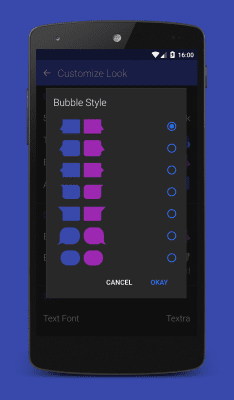 Screenshot of the application Textra SMS - #4
