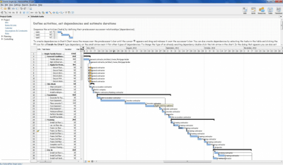 Screenshot of the application RationalPlan Single Project - #1