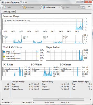 Screenshot of the application System Explorer Portable - #3